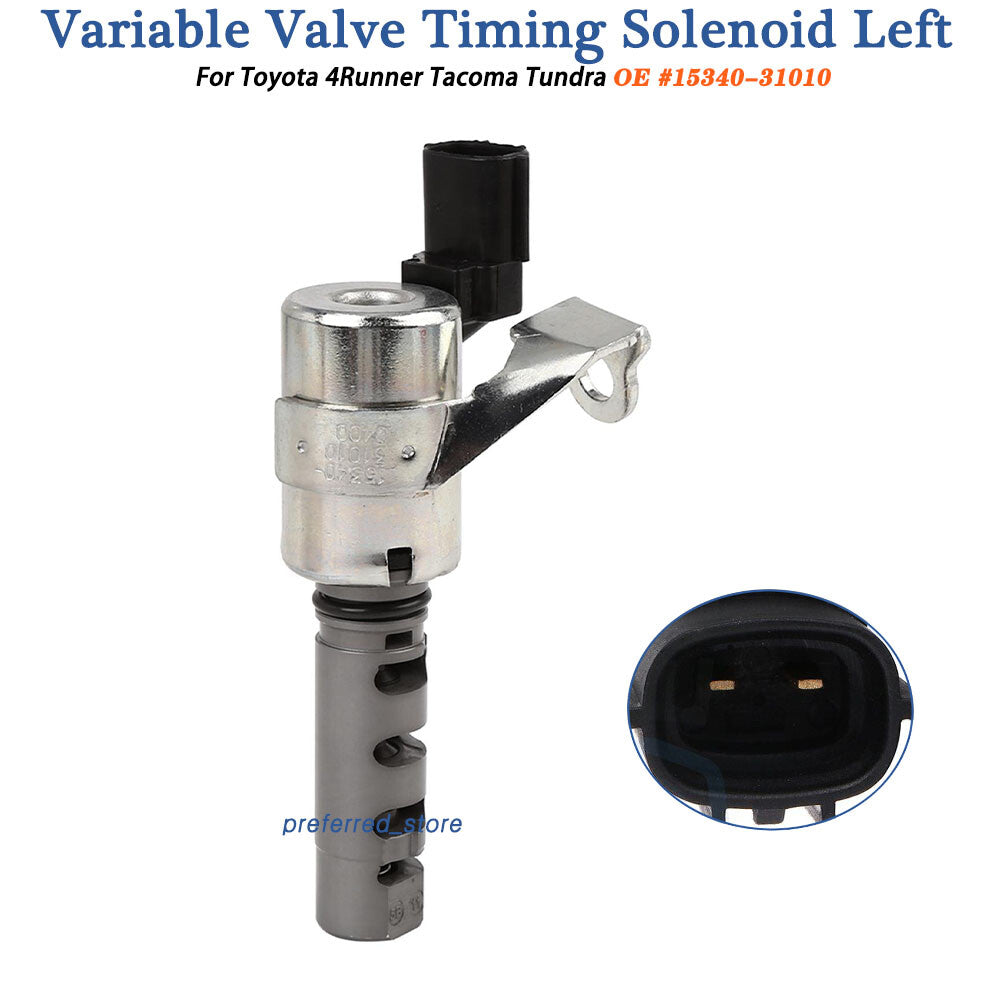 Variable valve timing solenoid valve (left) 15340-31010, suitable for Tacoma 4.0L (2003-2009). v