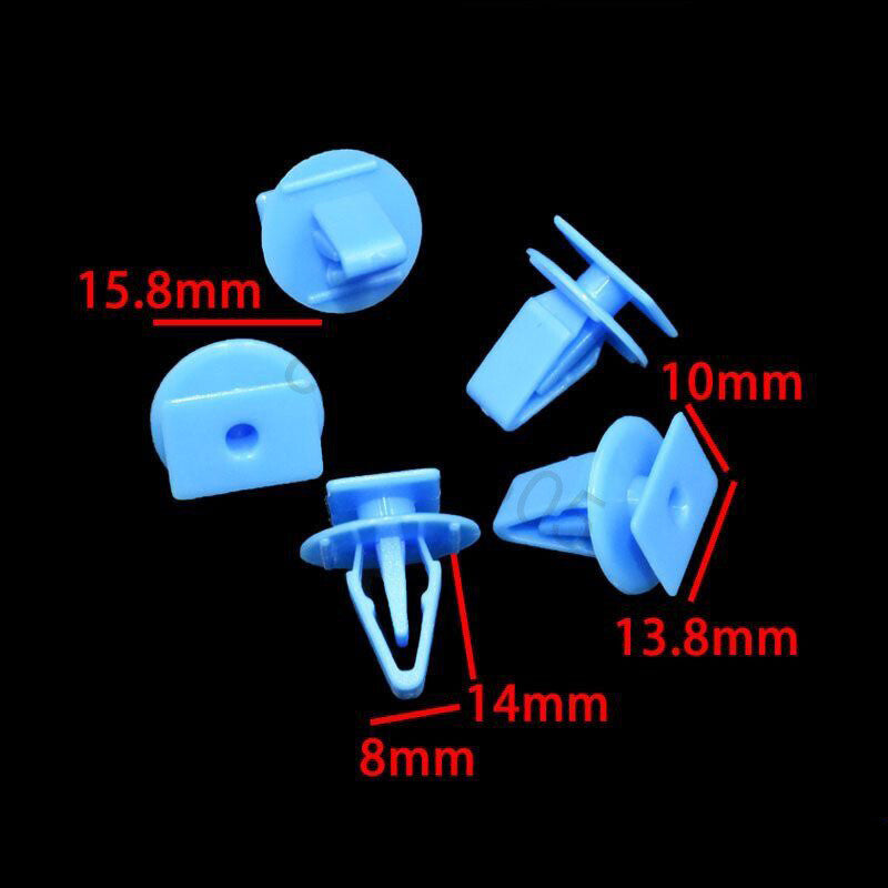 10 Pcs Car Windshield Trim Panel Mounting Clips for Honda