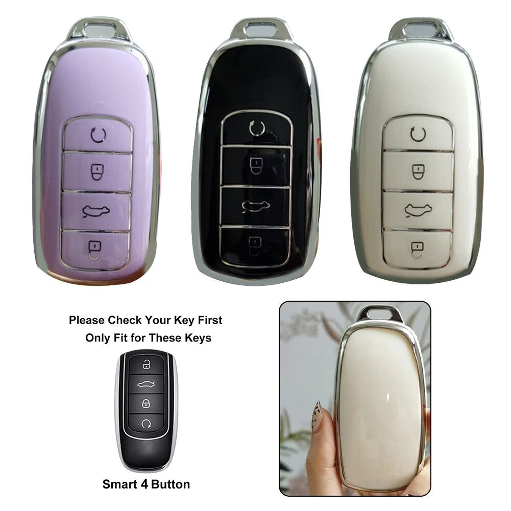 TPU Car Key Case Cover Protector Shell Fob for Chery For Tiggo 8 Pro 5 Plus 7pro v