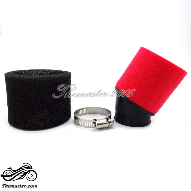 45mm Bent Air Filter Foam Cleaner 140 150 160 200 250cc ATV Quad Pit Dirt Bike Q