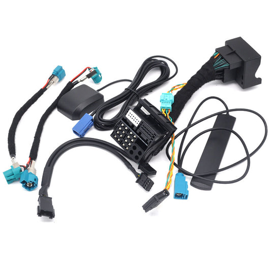Set Retrofit Cable usb hsd OABR antenna For HU-ENTRY EVO F01 F10 F15 F25 F30 v