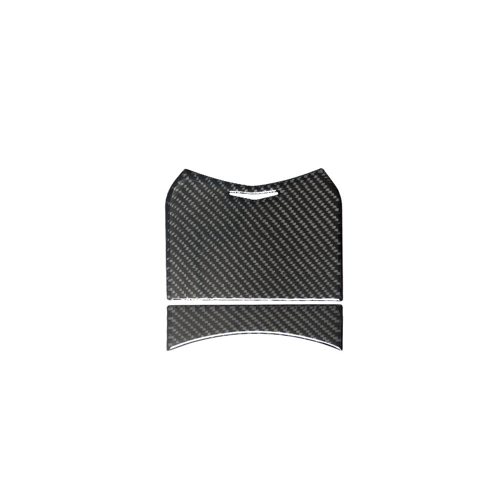 for Audi A4 2017-2019 Carbon Fiber Door Interior Handle Panel Cover Trim Sticker v