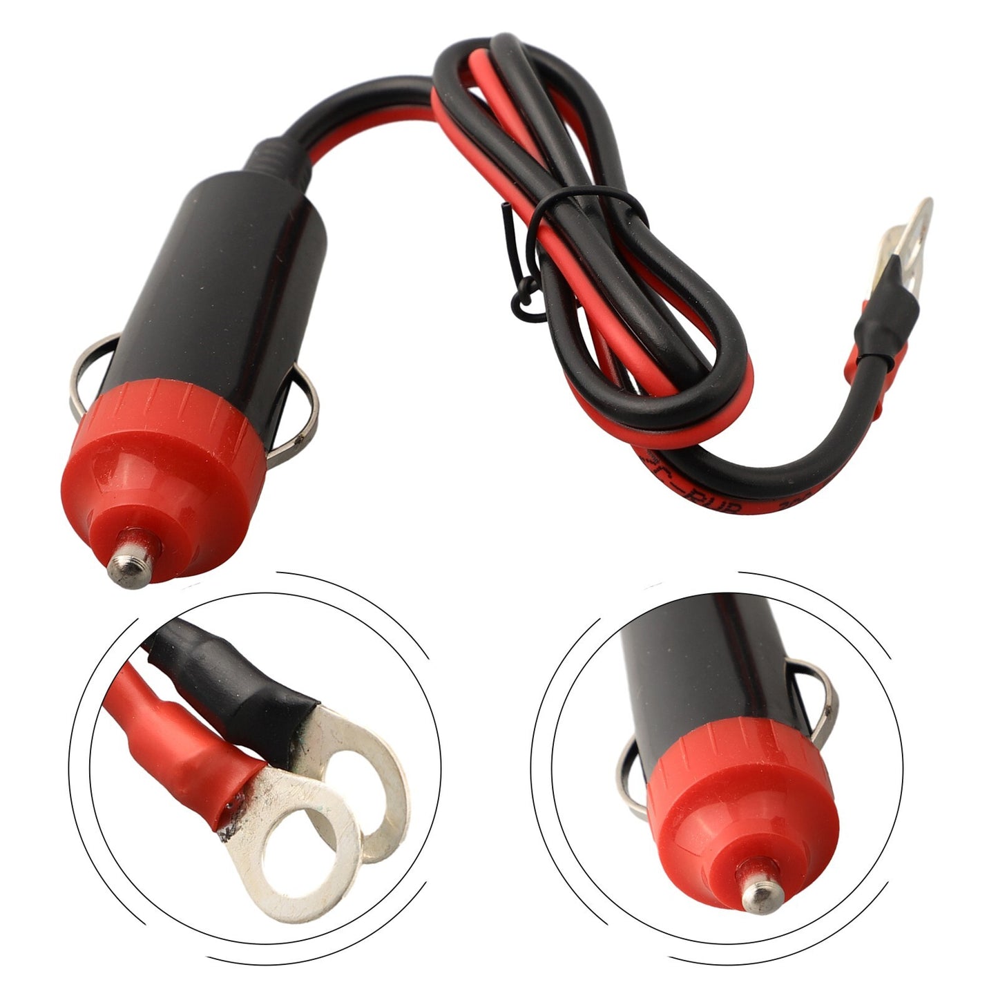 Quick installation of car power inverter cable with wear-resistant wire