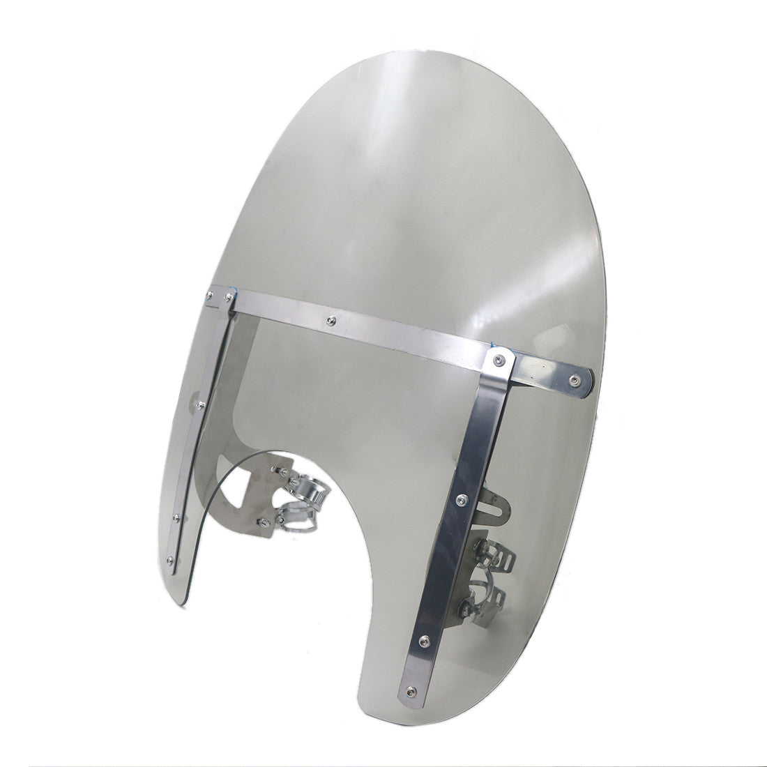 Motorcycle Tea Deflector Windshield Windscreen W/ 33-43mm Front Fork Tube Mount Q