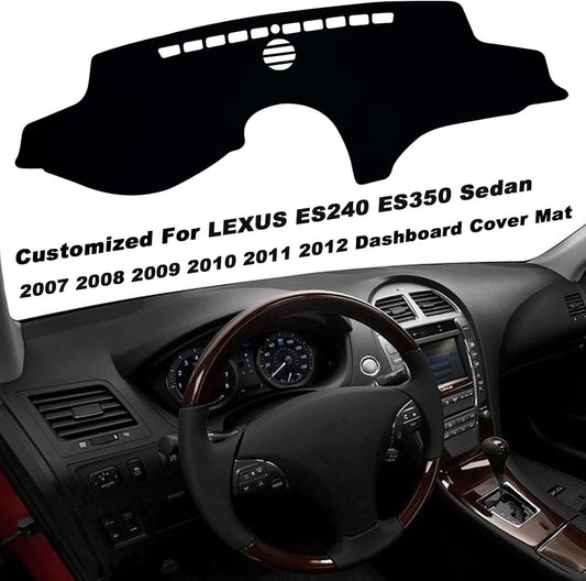 Suitable for 2007-2012 for Lexus ES350 and ES240 dashboard protector, anti-slip and sun-protective dashboard mat. n