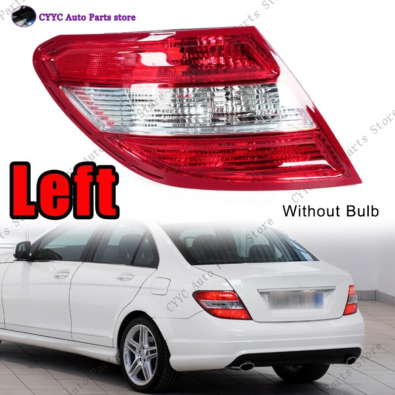 Left Tail Light cover for Mercedes Benz W204 C180 C200 2007-2010 Brake Light