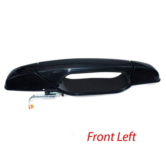 Black Outer Door Handle Front Left For 2007-13 for Chevrolet for GMC for Cadillac 25890216