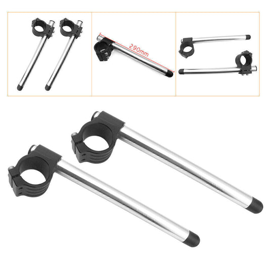 Clip-On Handlebars 41MM Fork Tube handbar for Suzuki GSX750F for Honda Black Q