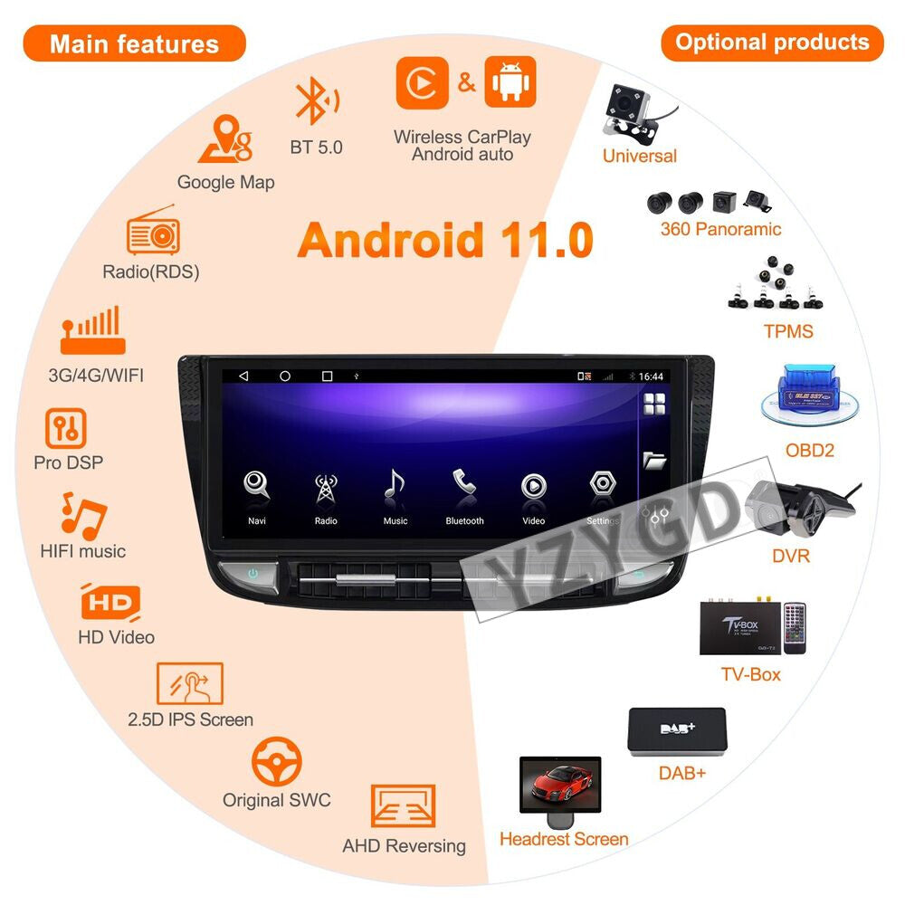 for Porsche for Panamera 2010-2016 2Din GPS 12.3Car Radio CarPlay Stereo Receiver