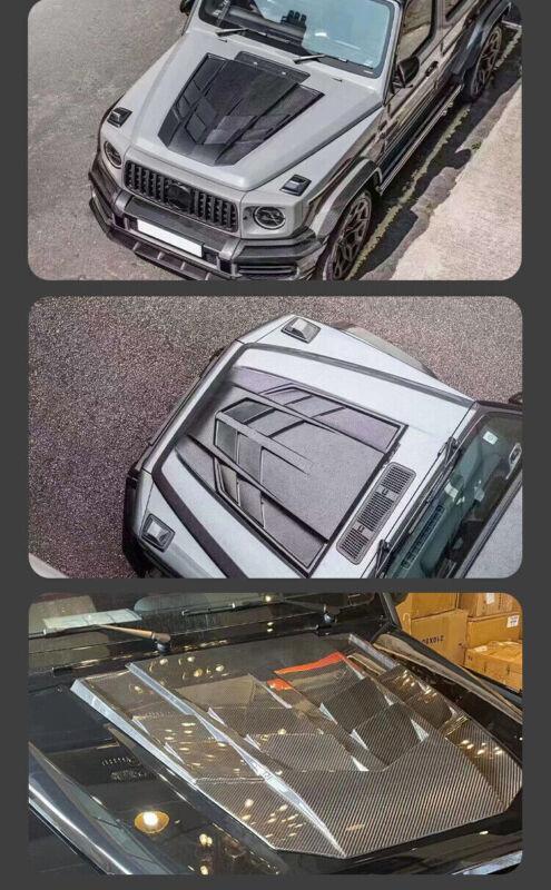 Carbon fiber engine hood cover suitable for Mercedes-Benz W464 G63 G500 2019-2024