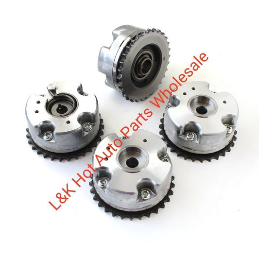Intake  Exhaust Camshaft Adjuster Kit Replace OE 2x 06E109083L 2x 06E109084K Q