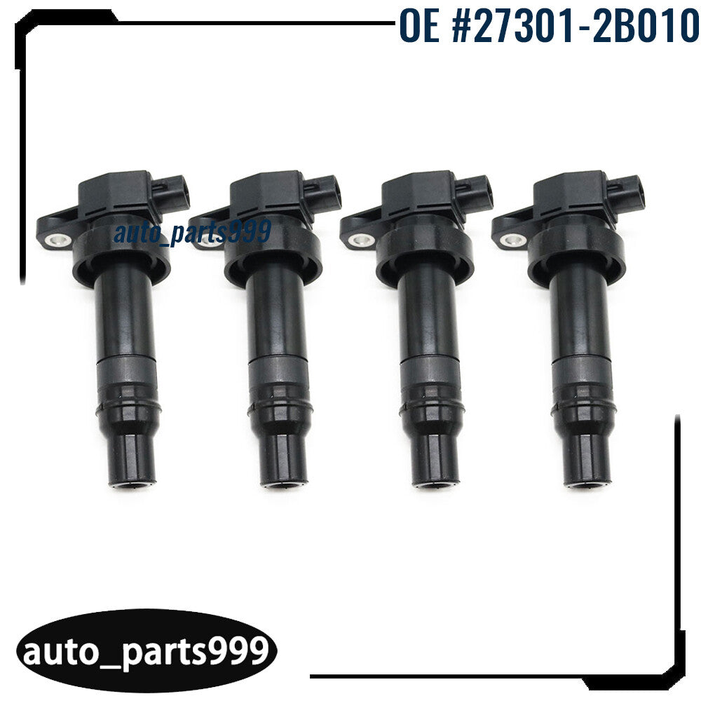 4-piece ignition coil kit for Kia Soul, for Hyundai for Elantra GT Accent 1.6L L4 273012B010- n