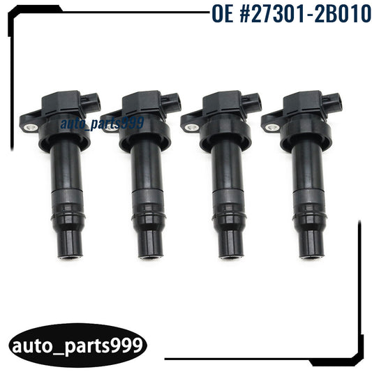 4-piece ignition coil kit for Kia Soul, for Hyundai for Elantra GT Accent 1.6L L4 273012B010- n