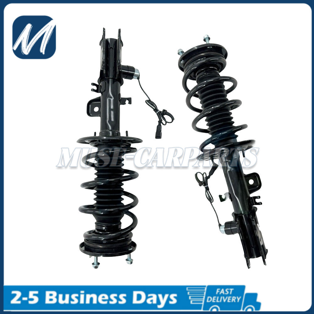 Front LH+RH Shock Strut Assys with Electronics for Lincoln MKS 3.5L and 3.7L (2013-2016)