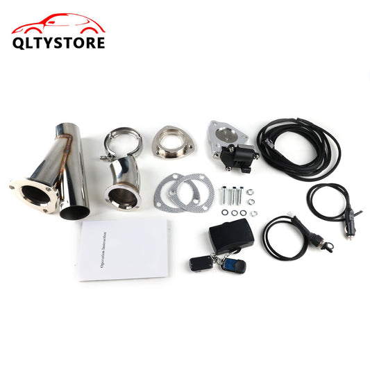 3'' Stainless Exhaust Valve Dump Valve Control Motor Manual&Remote Switch Kit Q