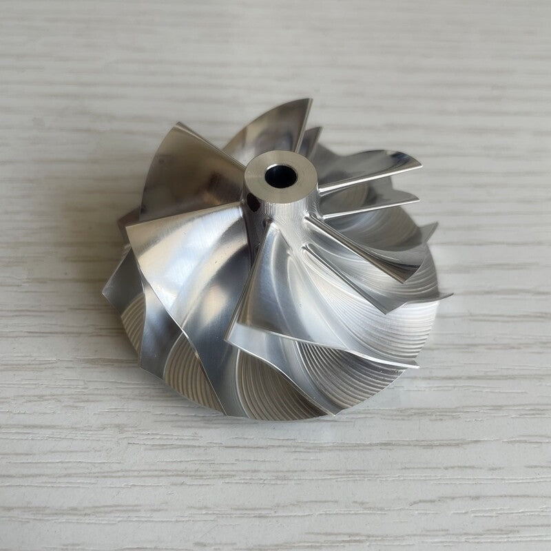 K04 46.39/56.08 mm 6+6 Blade Aluminum 2618/Milling/Blank Compressor Wheel
