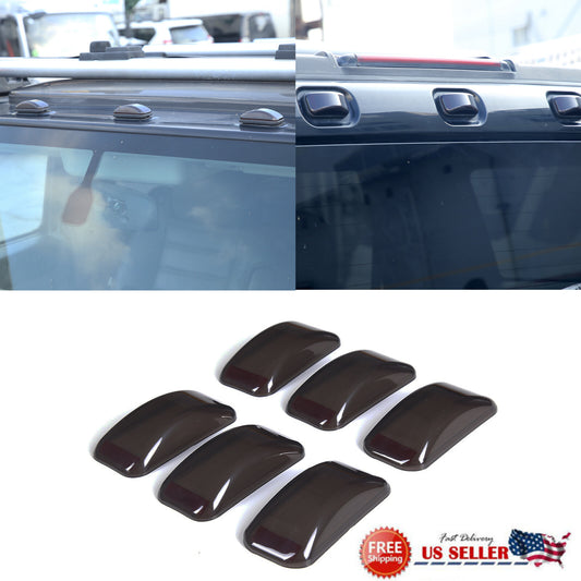 Smoked roof cab marker light trim cover for 2003-2009 for HUMMER H2 SUV SUT 4-piece brand new