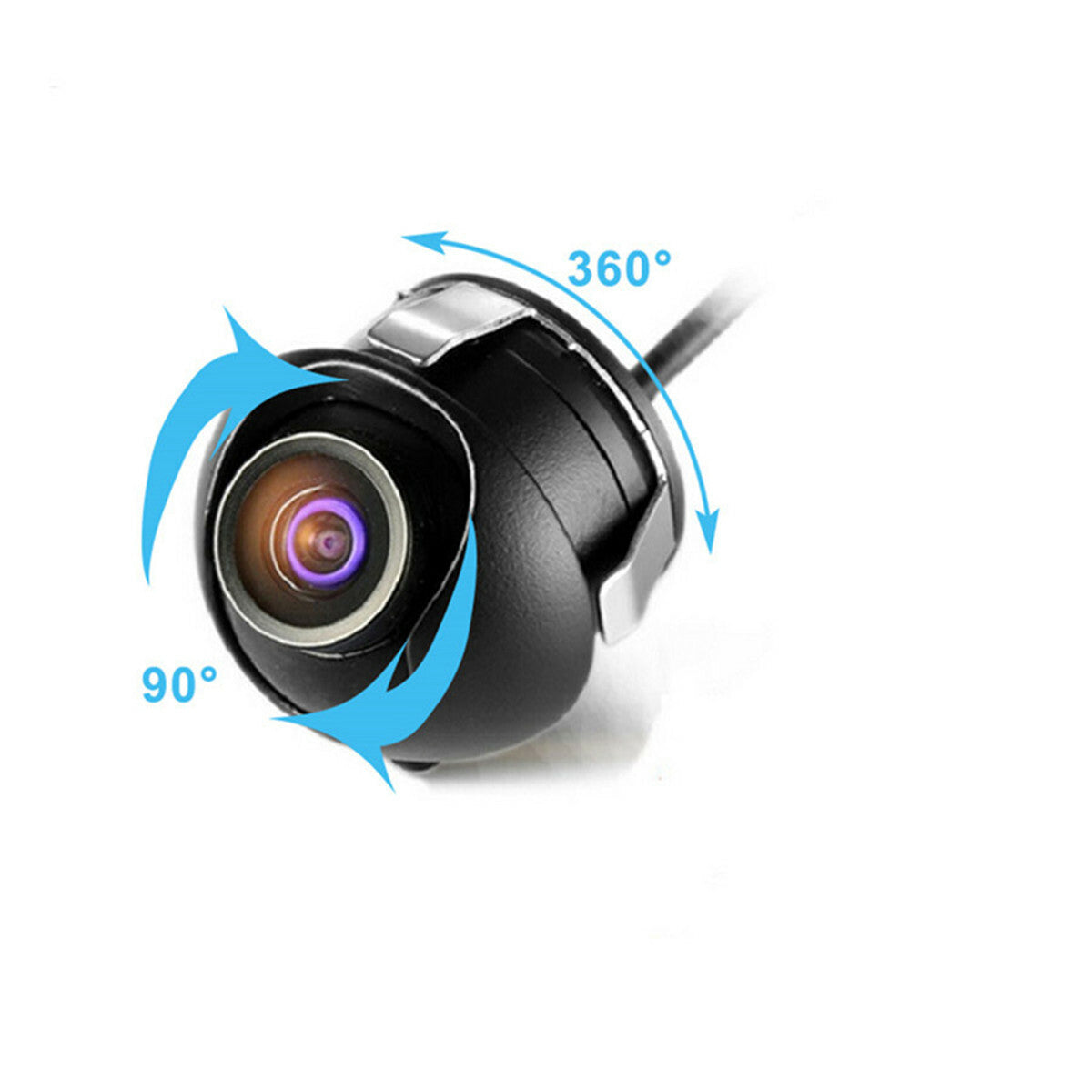 360¡ã Rotatable CCD Car Front/Rear/Side View Camera Night Vision Waterproof 12V