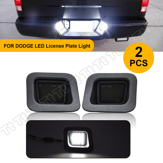 Smoked LED Rear License Plate Light for 2003 - 2018 for Dodge for RAM 1500 2500 3500- v