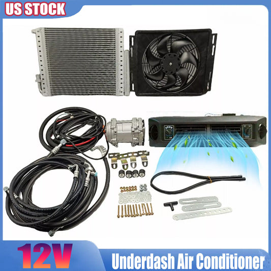 12V Electric Underdash Air Conditioner Universal Auto A/C Car Kit For Truck Van Q
