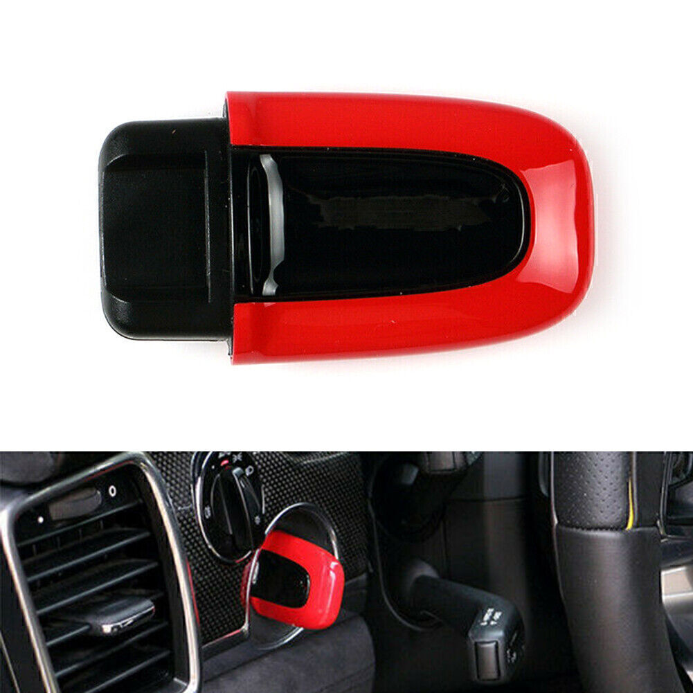 One Button Start Passive Keyless Enter Car Key Cover Case Fit for Porsche Macan Red Q