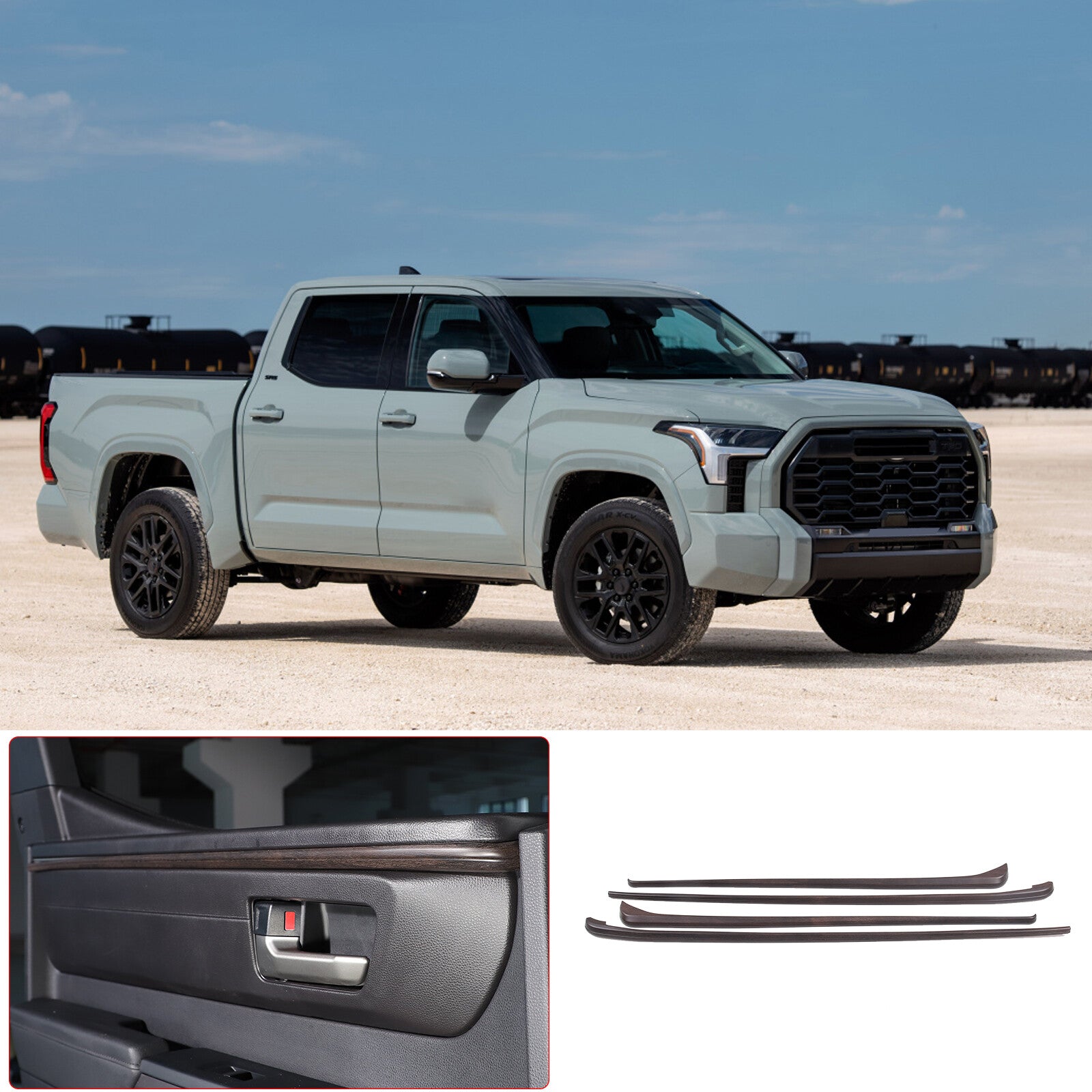 ABS glossy black exterior rearview mirror cap decorative cover suitable for Lexus GX 2024+- v