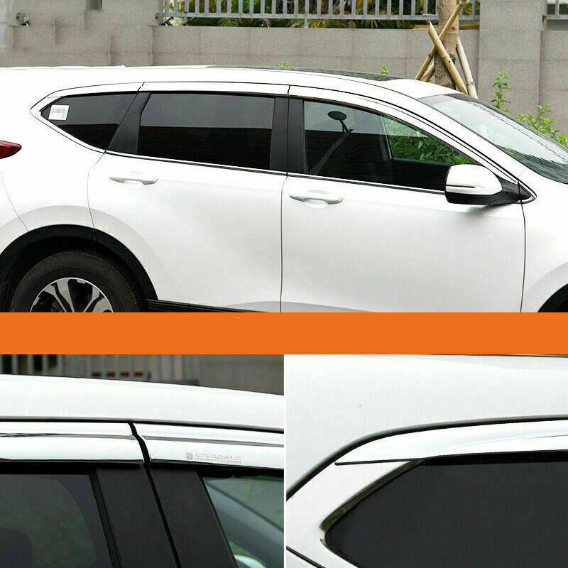 for Honda CR-V 2017-2022 Chrome Window Wind Visors Rain Guard Vent Deflectors