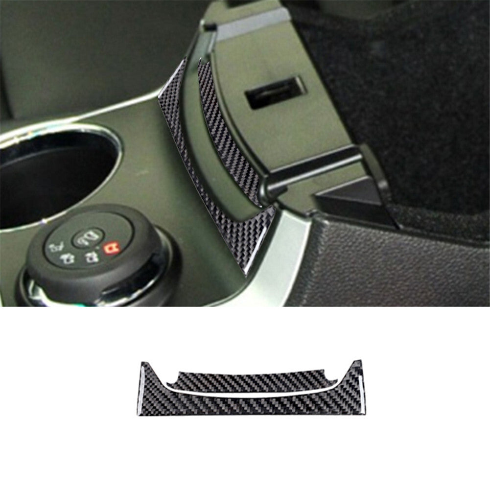 Red Carbon Fiber Steering Wheel Strips Cover Trim For Rogue 2014-2016 v