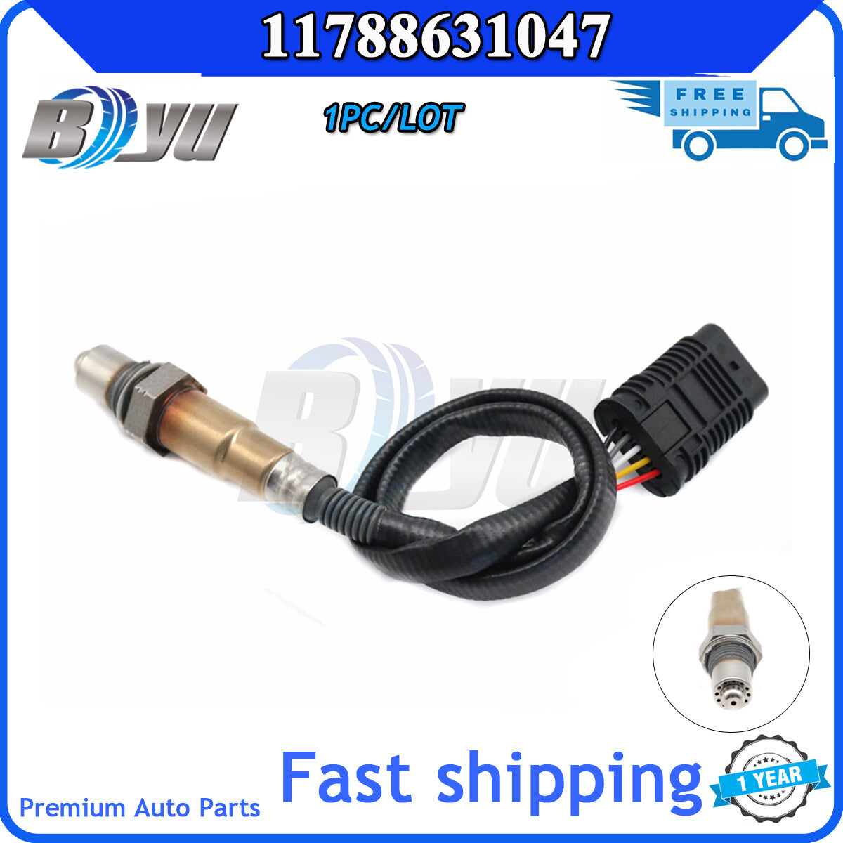 Lambda oxygen sensor for 230i, 330i, 430i, 530i, and X3. (11788631047) v