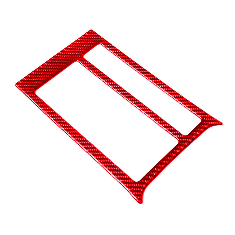 Red Carbon Fibre Water Cup Holder Trim for VW Golf7 MK7 2013-2017