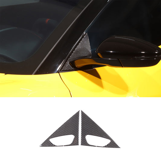 Carbon ABS Center Console Cup Holder Panel Cover for Alfa Romeo Giulia 2017 - 2019- v