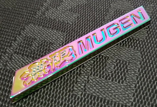 Car rear sticker boot trunk badge Mugen Neo Chrome for Honda for Acura