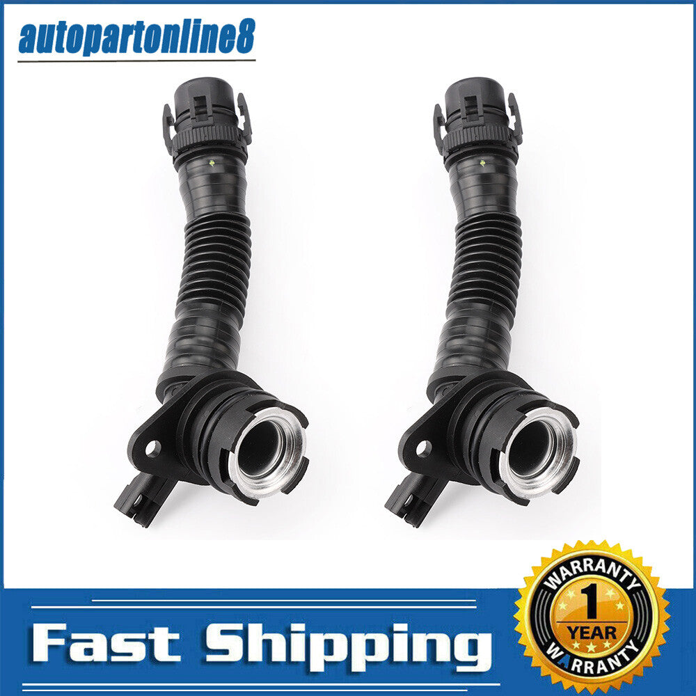 2-piece crankcase ventilation hose valve cover set 11127584128, suitable for BMW N55 640i 535i