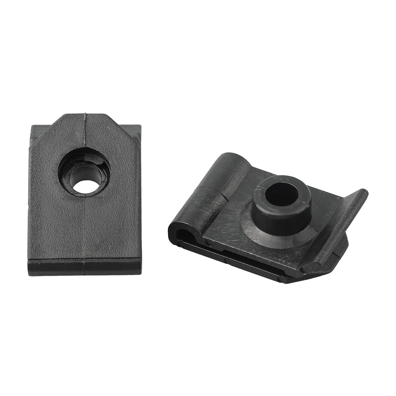 Clip accessories, black expansion rivets, plastic push-type retainers Q