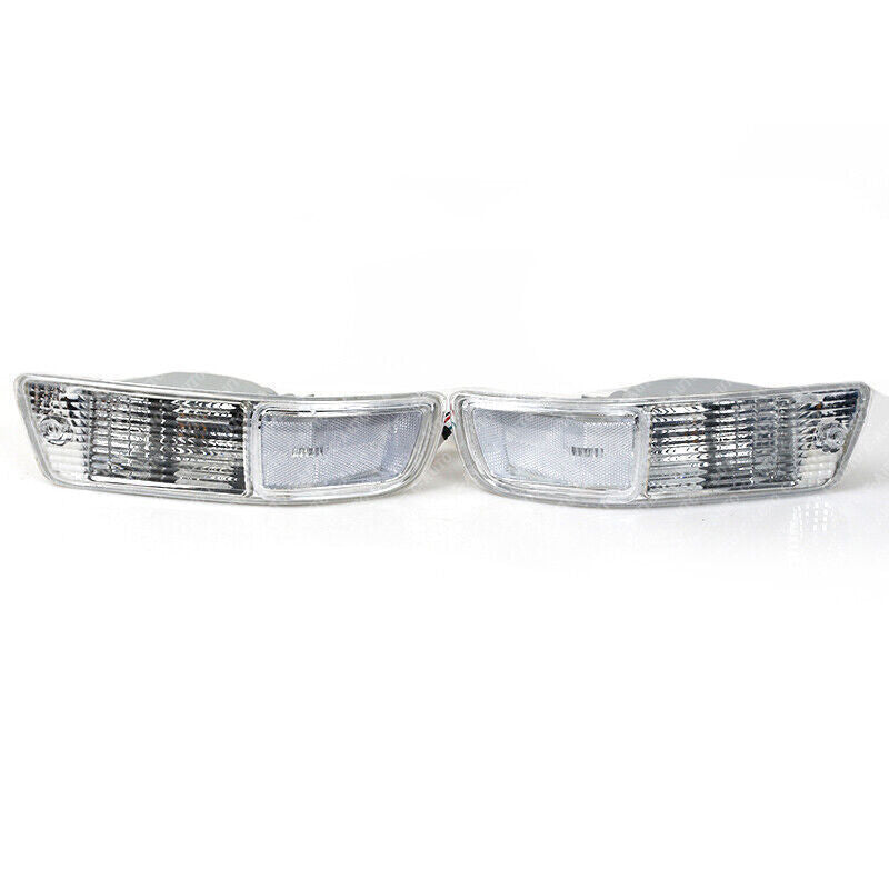 1 Pair for Toyota RAV4 1998 1999 Clear Front Bumper Fog Lamp No w/bulb No Wire
