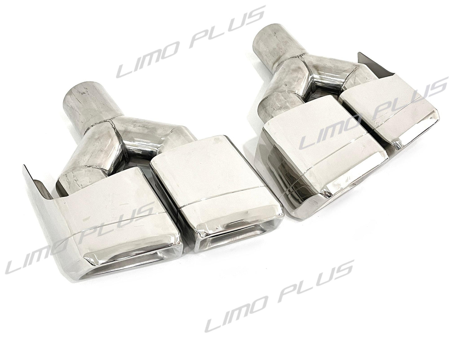Quad Exhaust Tips Chrome for Mercedes E63 C63 CL63 CLS63 ML63 GL63 Q
