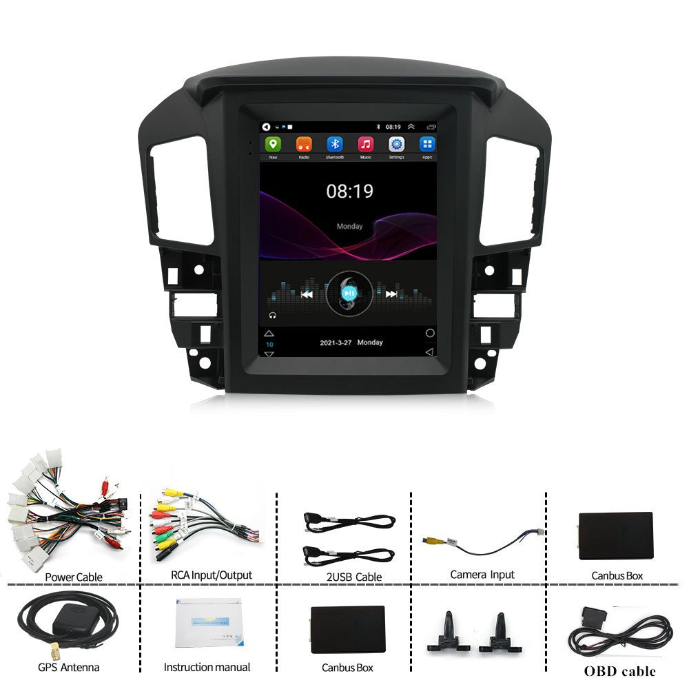 9.7 Android 11 Stereo Radio Head Unit GPS Wifi 1+16G for Toyota Harrier 1997-03
