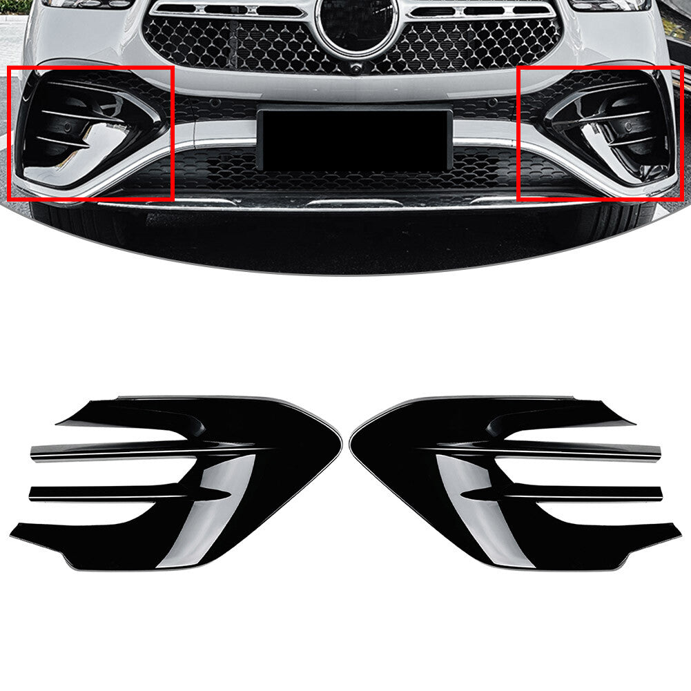 Fog Light Grill Air Vent Cover Fit for Mercedes-Benz GLE Class W167 C167 2024+