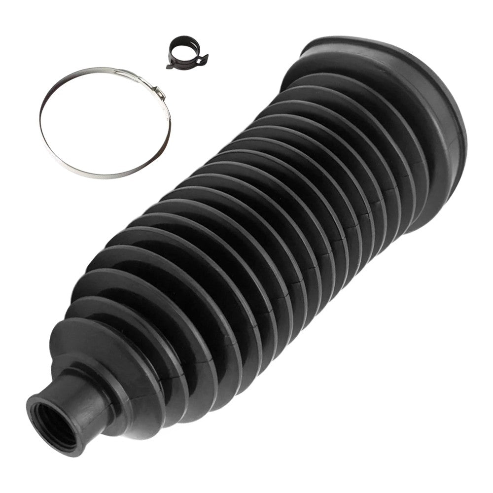 2 Pieces Front Steering Rack Pinion Boot Bellow Black Replaces Fit Dart Cherokee Q