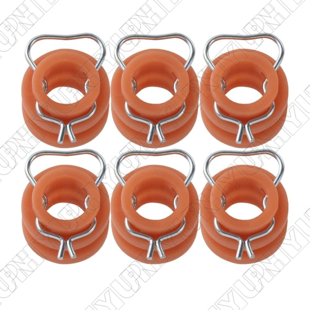 6 Pcs Window Regulator Roller Bushings C0AB-6423240-B for Ford Bronco 1966-1977 Q