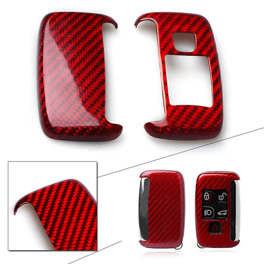 Red Remote Key Case Fob Shell Cover Fit for Land Rover for Jaguar ABS Q