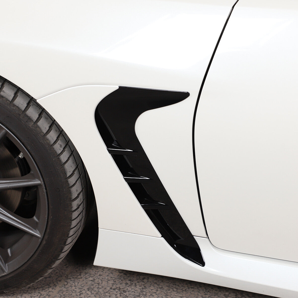 ABS silver front fog light trim cover for Mitsubishi Eclipse 2006 - 2011