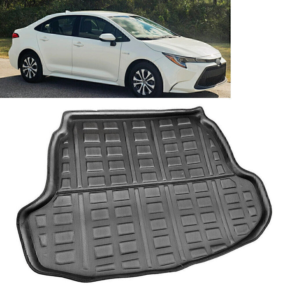 Cargo Liner Boot Trunk Floor Mat Tray Black for Toyota for Corolla E210 Sedan 2020