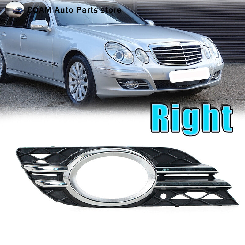 Right-hand grip for 2007-2009 for Mercedes-Benz E-Class W211 front fog light grille cover trim