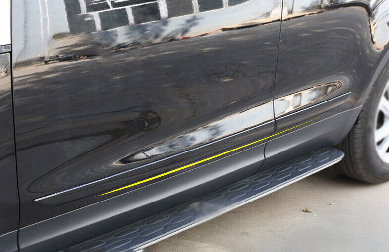 for Land Rover Discovery 5 17-2025 Silver Side Door Guard Molding Strip Trim 4X