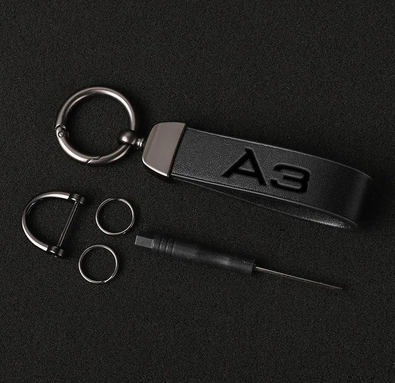 Suitable for Audi for A6 rear badge Trunk Boot badge sticker with silver chrome lettering