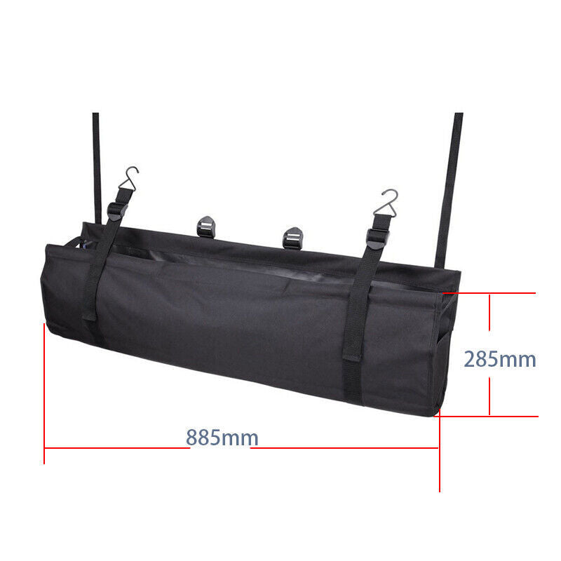 Large capacity suspended SUV trunk storage bag, folding bicycle storage bag, luggage box - n