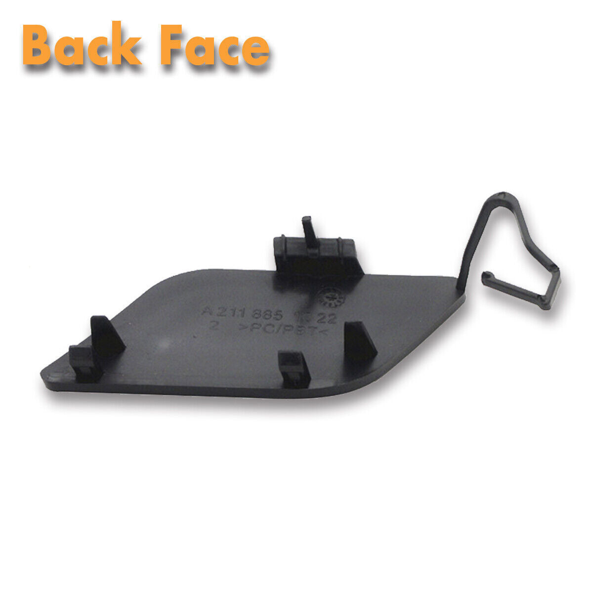 Front Bumper Tow Eye Hook Cover Trailer Cap For M. for Benz E-class W211 2006-2009 Q