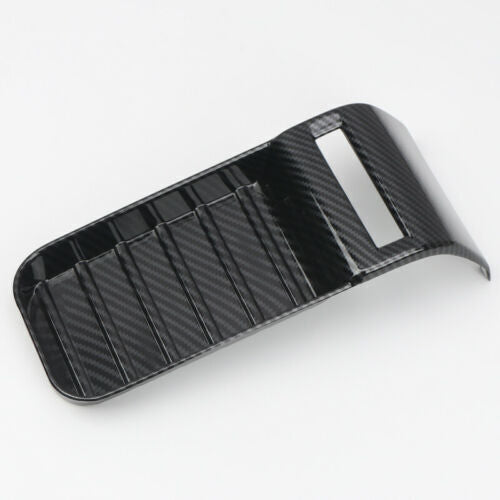 Carbon Fiber Inner Armrest Box Decoration Cover Trim for Toyota Tundra 2014-21
