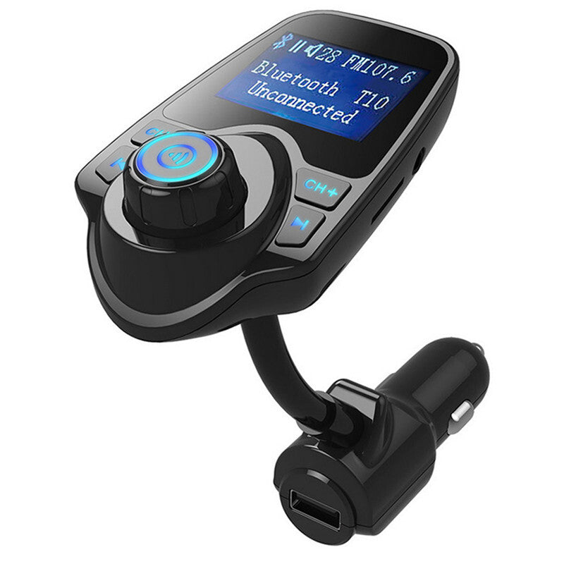 Car Blue Display Bluetooth FM Transmitter Modulator Mp3 Player Handsfree Charger